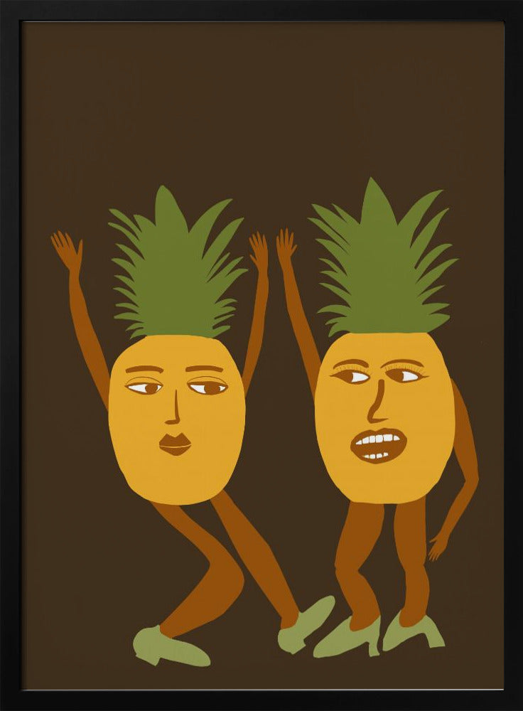Dancing pineapples | Poster