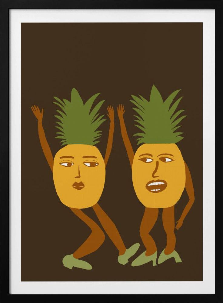 Dancing pineapples | Poster