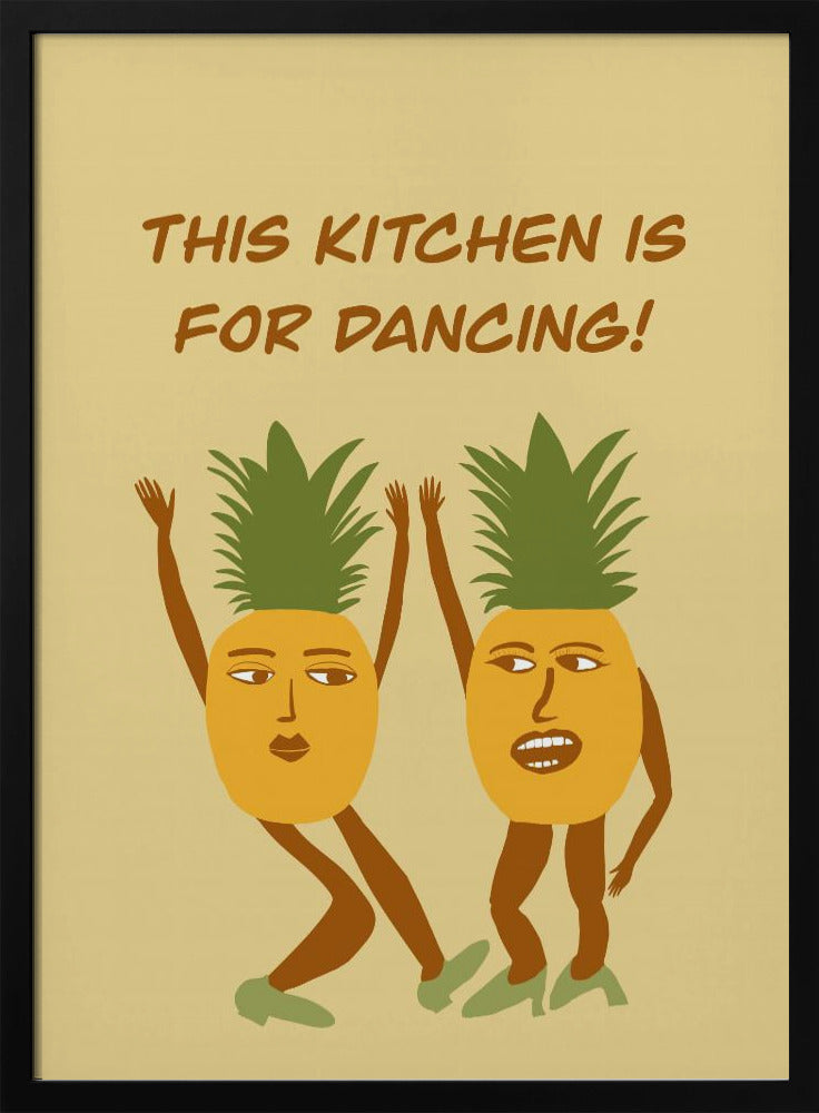 Dancing pineapples | Poster