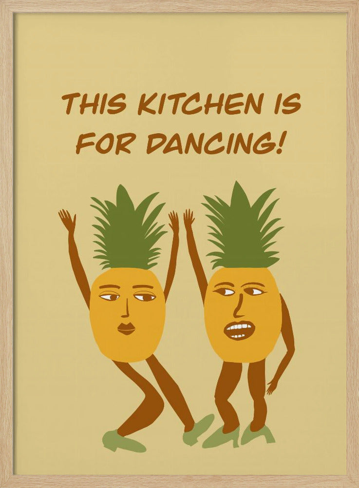 Dancing pineapples | Poster