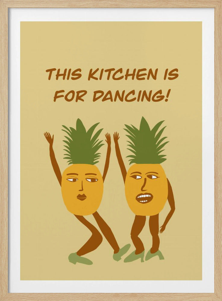 Dancing pineapples | Poster