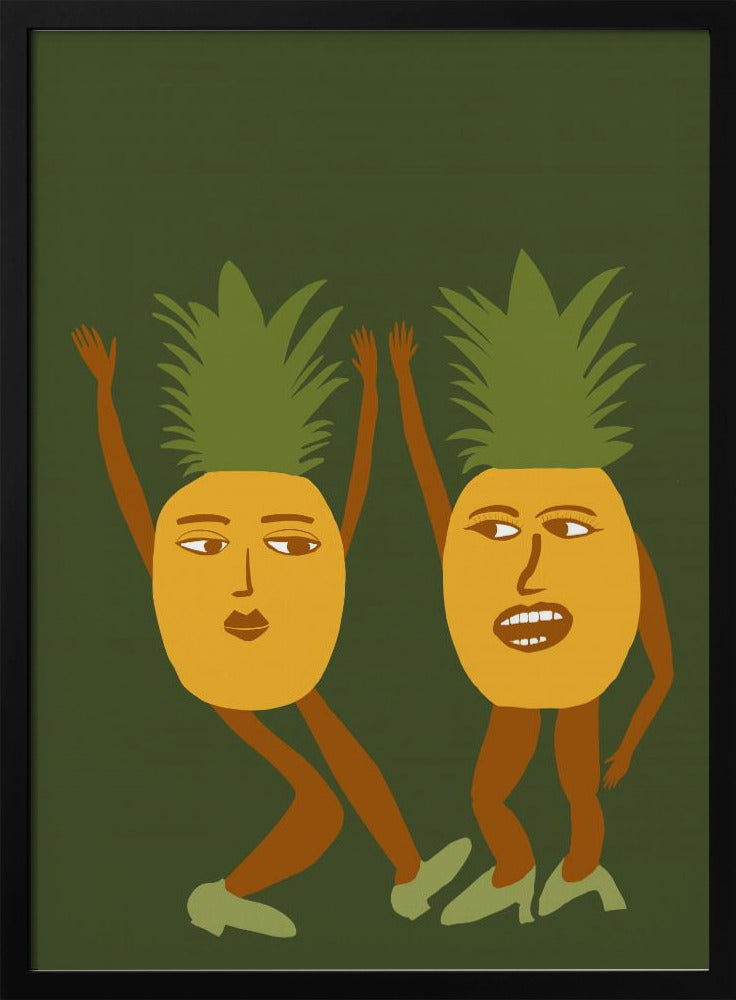 Dancing pineapples | Poster
