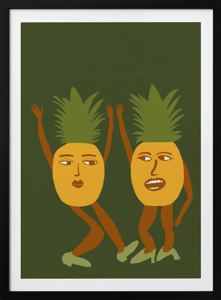 Dancing pineapples | Poster