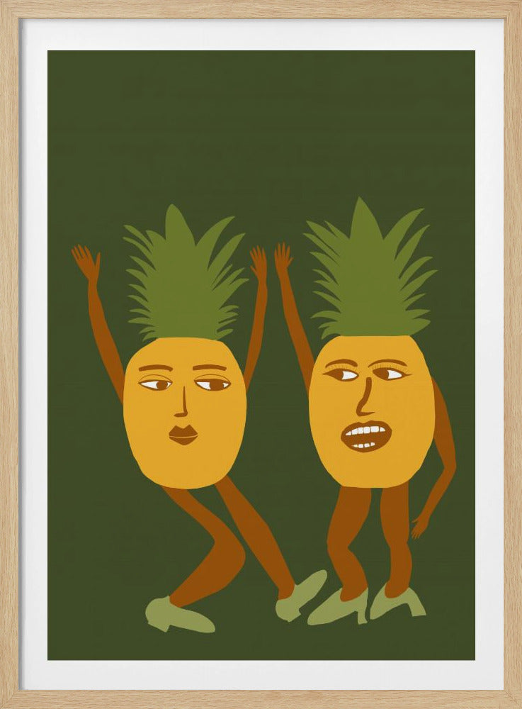 Dancing pineapples | Poster