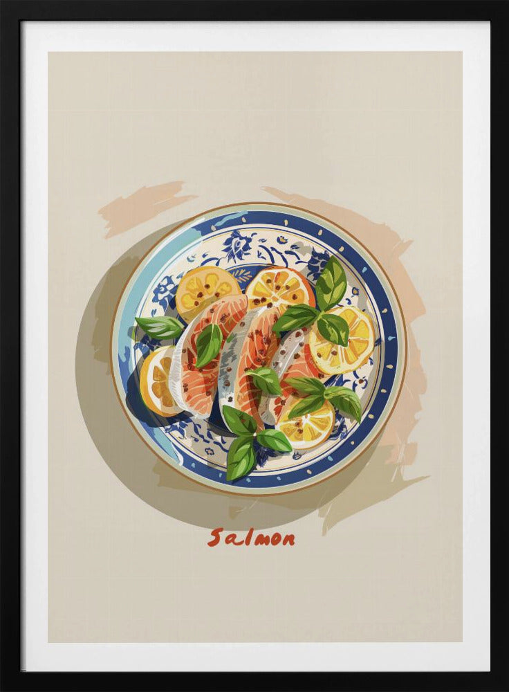 Zesty Salmon Plate | Poster