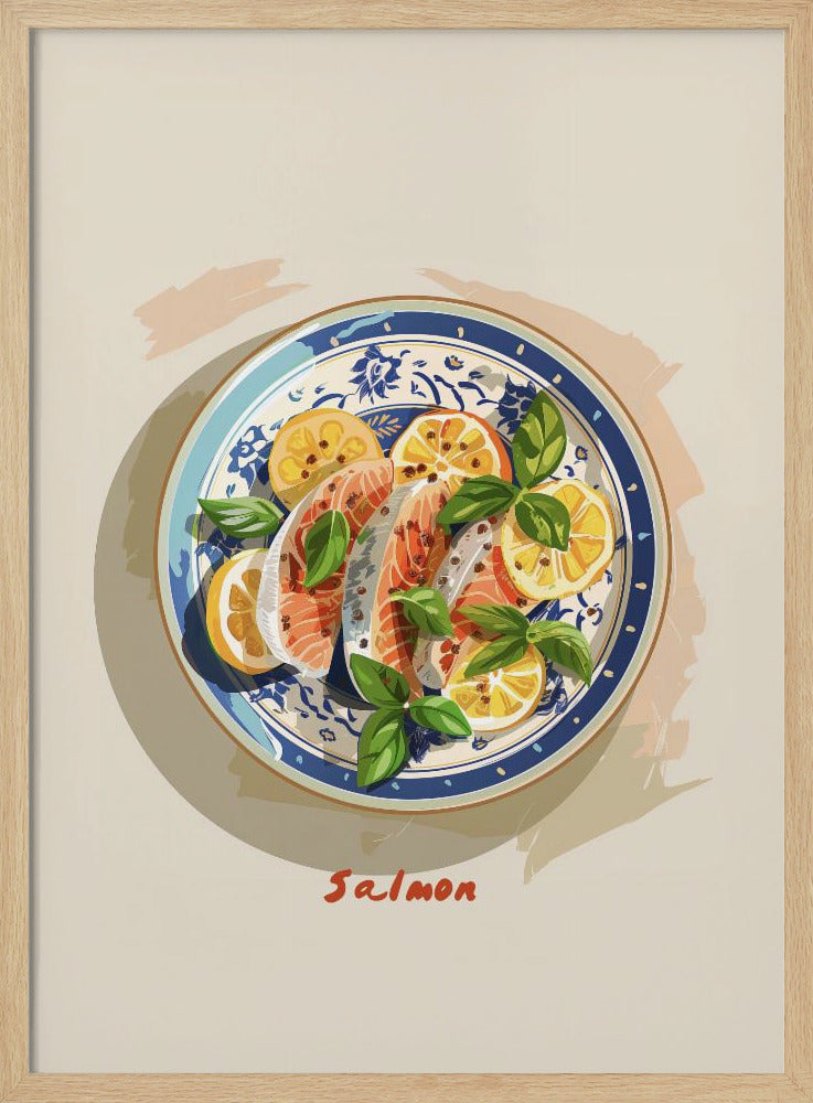 Zesty Salmon Plate | Poster