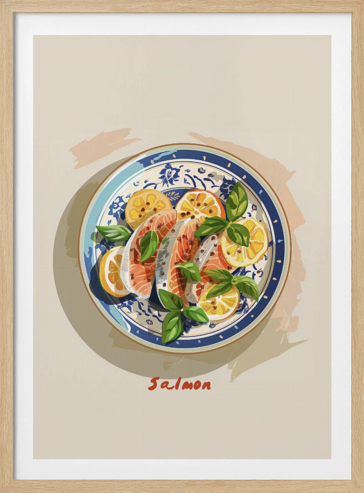 Zesty Salmon Plate | Poster