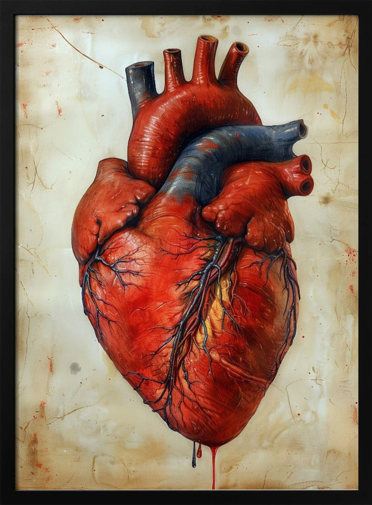 Anatomy Art 3 heart | Poster