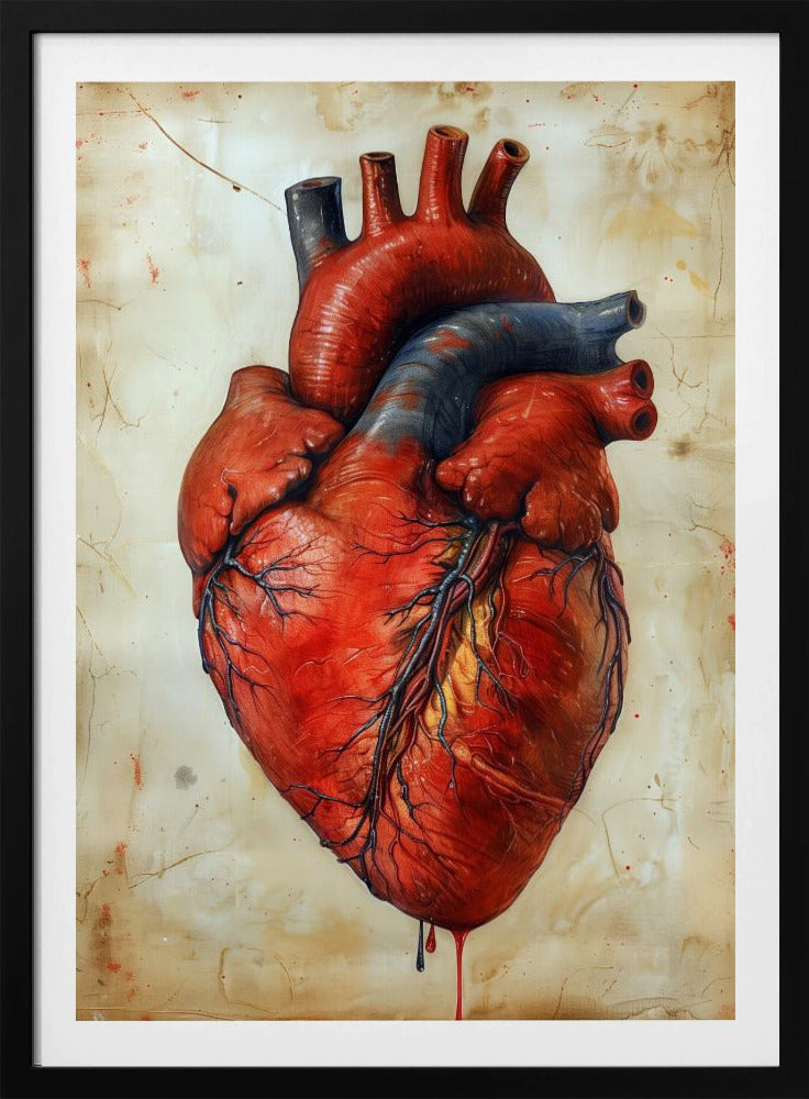 Anatomy Art 3 heart | Poster
