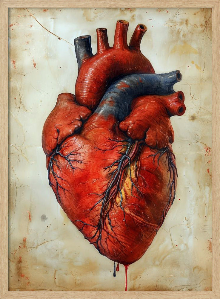Anatomy Art 3 heart | Poster