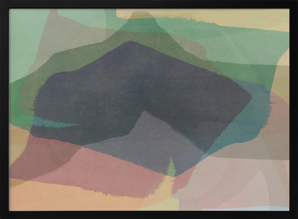 Abstract Dipped Landscape 6 | Poster