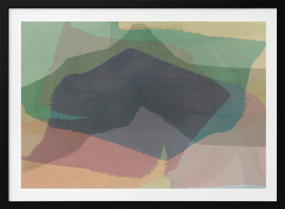 Abstract Dipped Landscape 6 | Poster