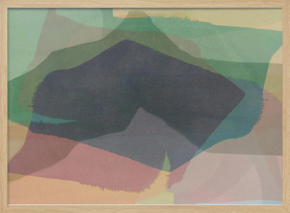 Abstract Dipped Landscape 6 | Poster