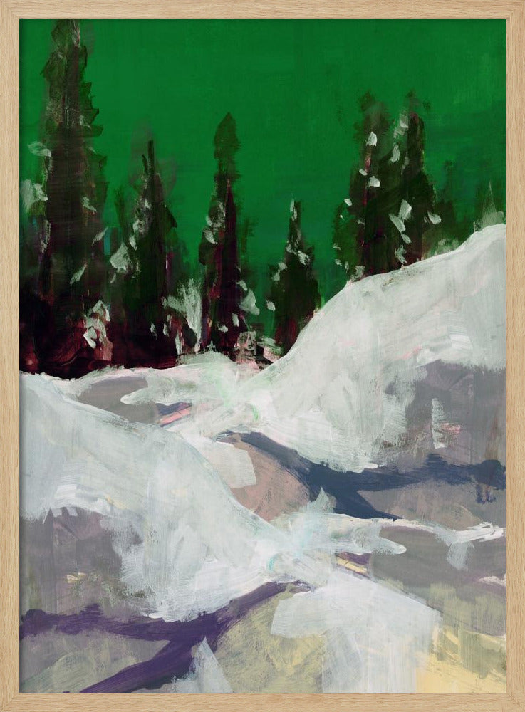 Winter Scene  In the Forest 2 | Poster