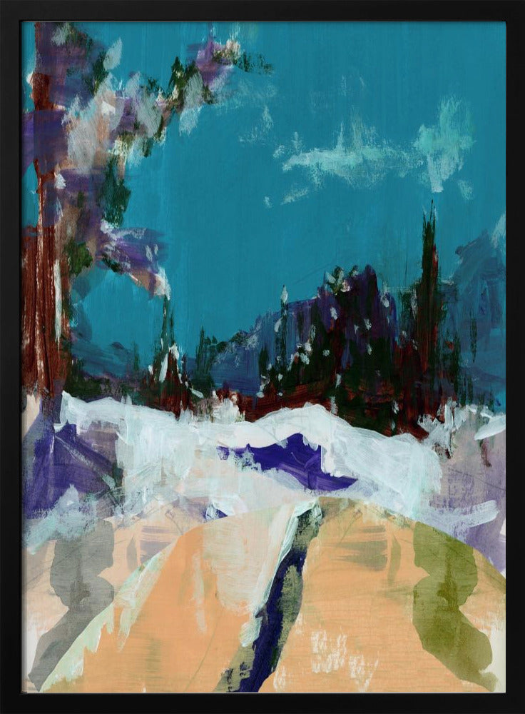 Winter Scene  In the Forest 1 | Poster