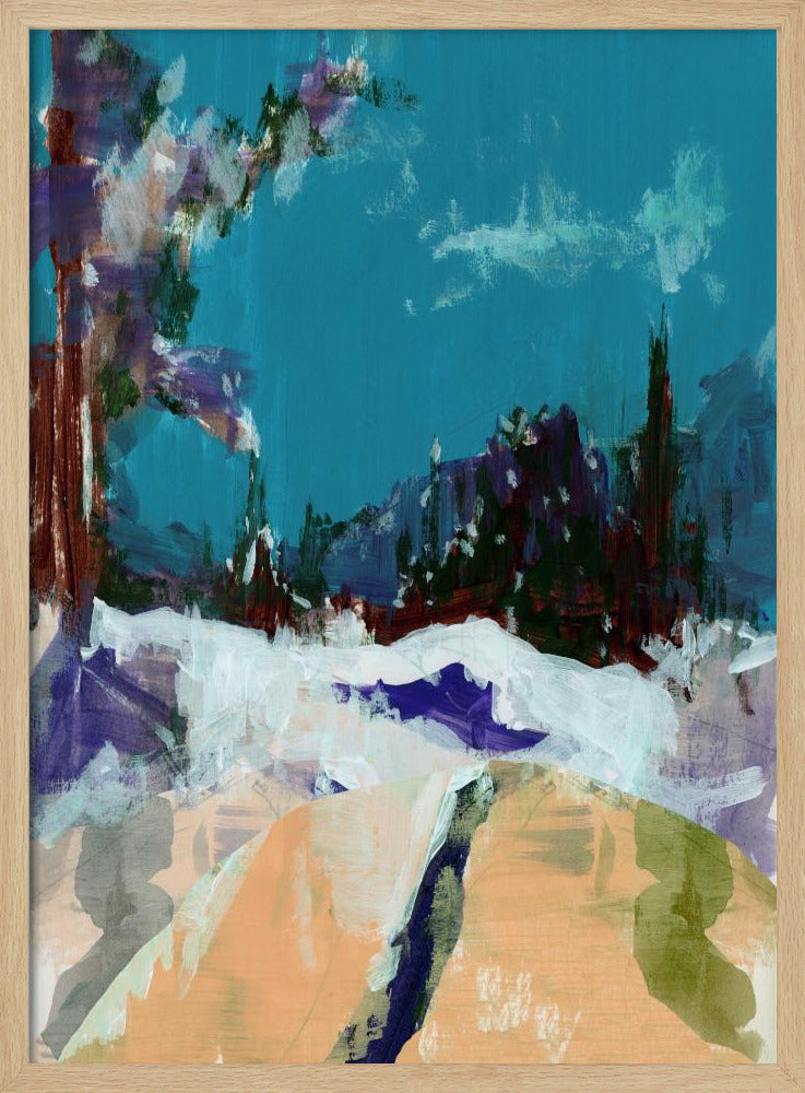 Winter Scene  In the Forest 1 | Poster