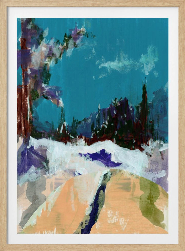 Winter Scene  In the Forest 1 | Poster