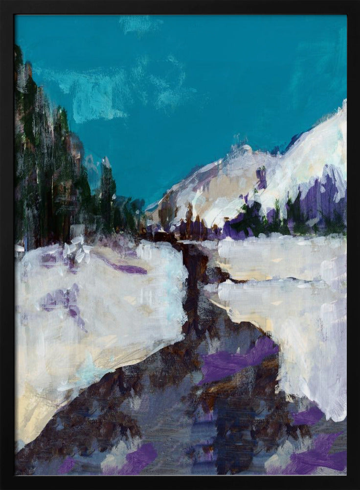 Winter Scene  In the Forest 3 | Poster