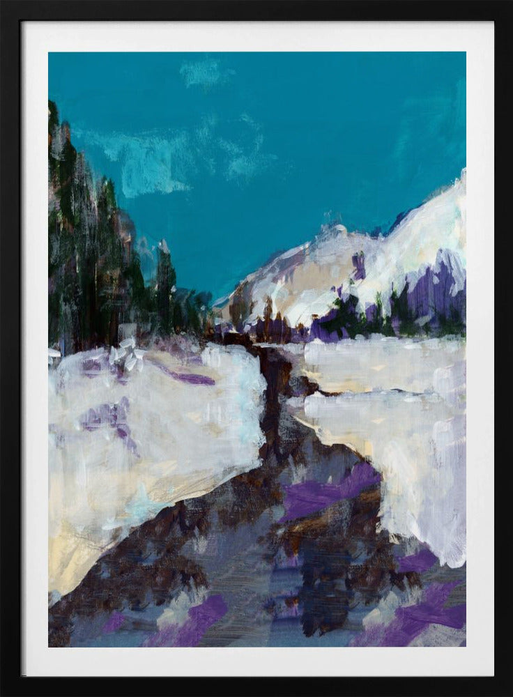 Winter Scene  In the Forest 3 | Poster