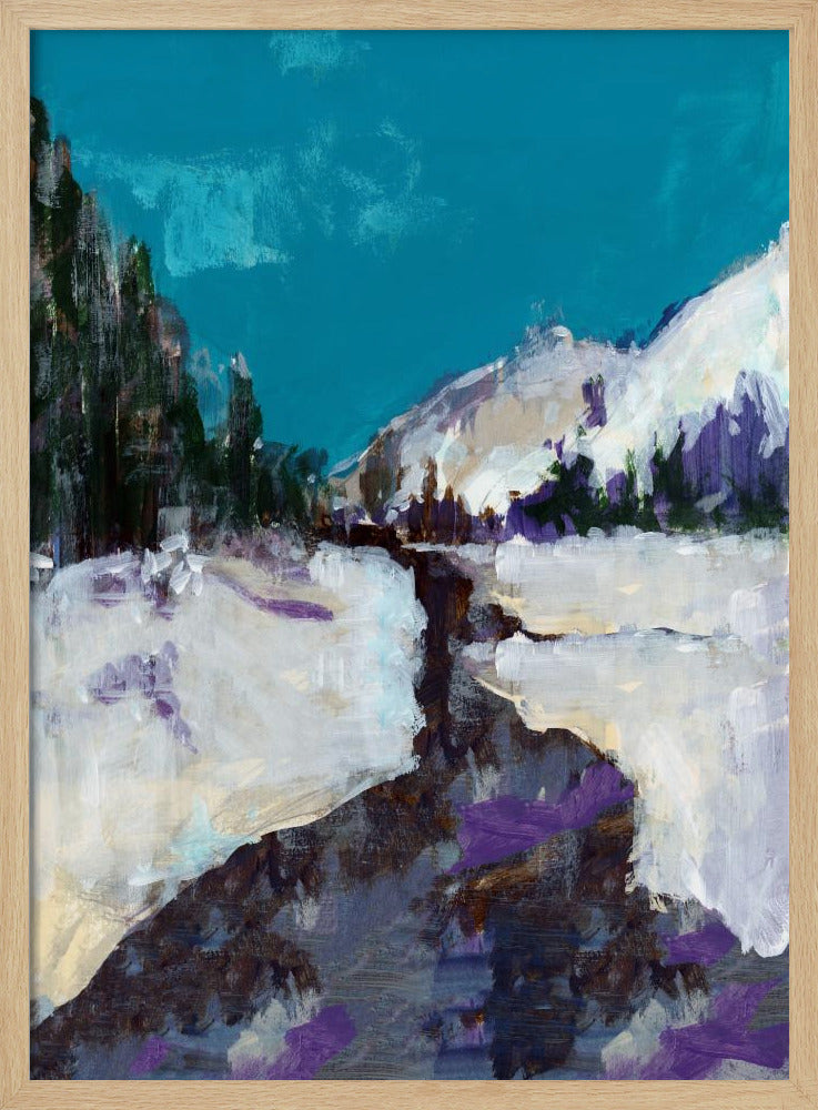 Winter Scene  In the Forest 3 | Poster