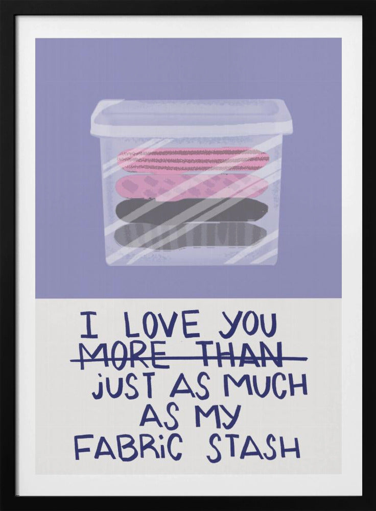 fabric stash | Poster