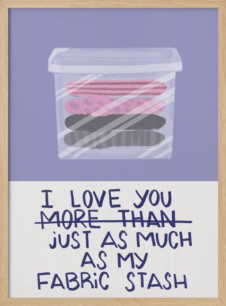 fabric stash | Poster