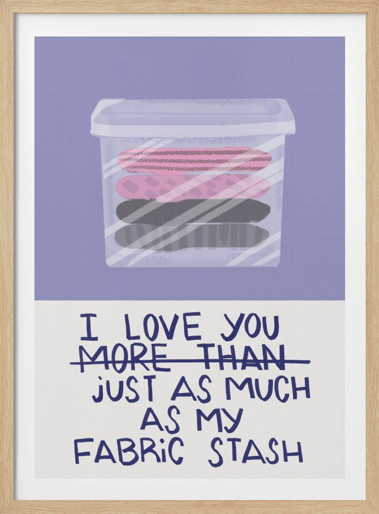 fabric stash | Poster