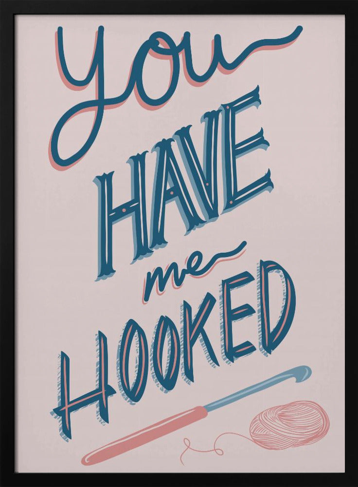 crochet hooked | Poster