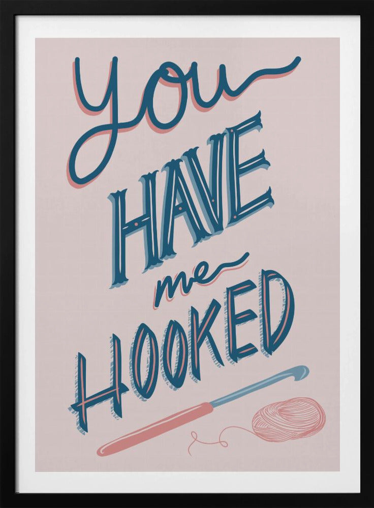 crochet hooked | Poster