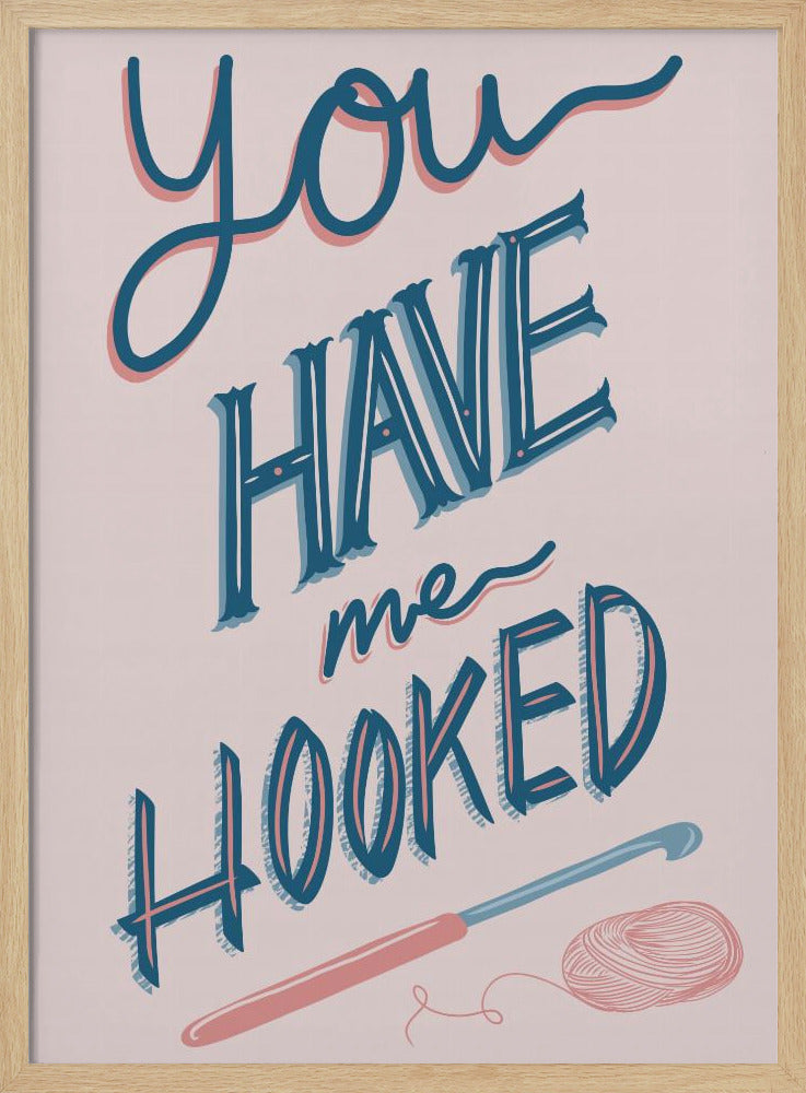 crochet hooked | Poster