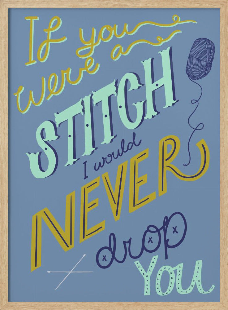 dropped stitches | Poster