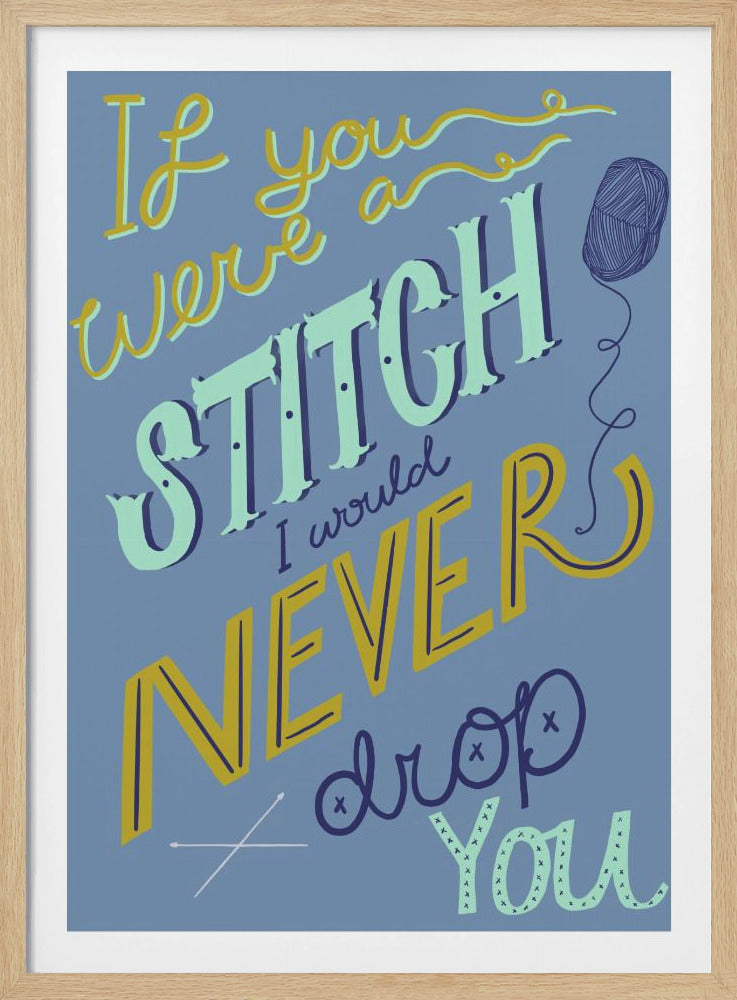 dropped stitches | Poster