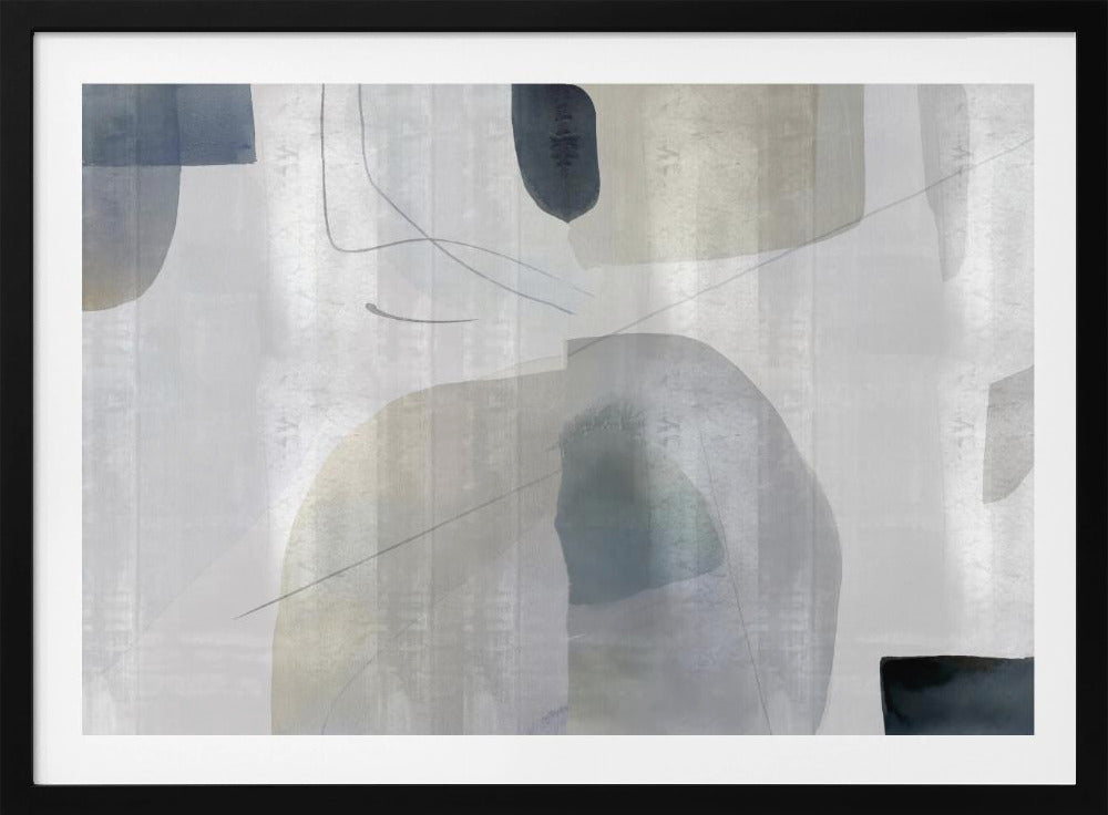 Soft Abstract Shapes 1 | Poster