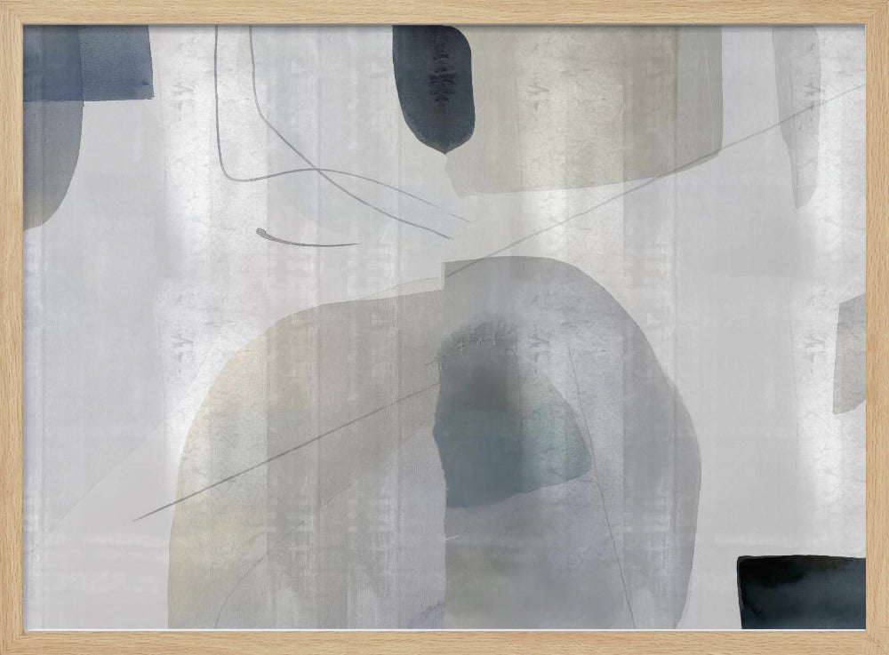 Soft Abstract Shapes 1 | Poster