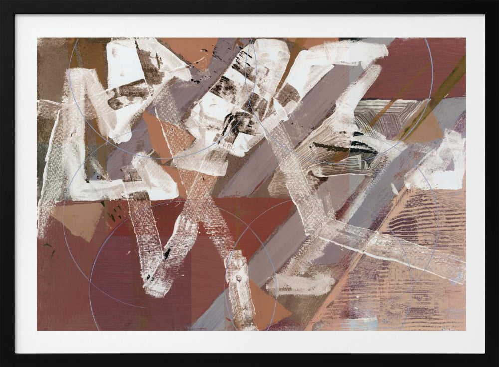 Abstract Circles and Textures 2 | Poster