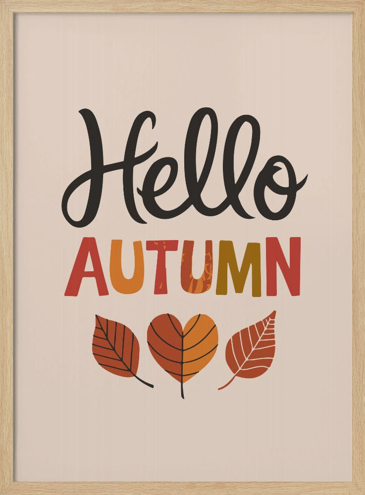 Hello Autumn | Poster