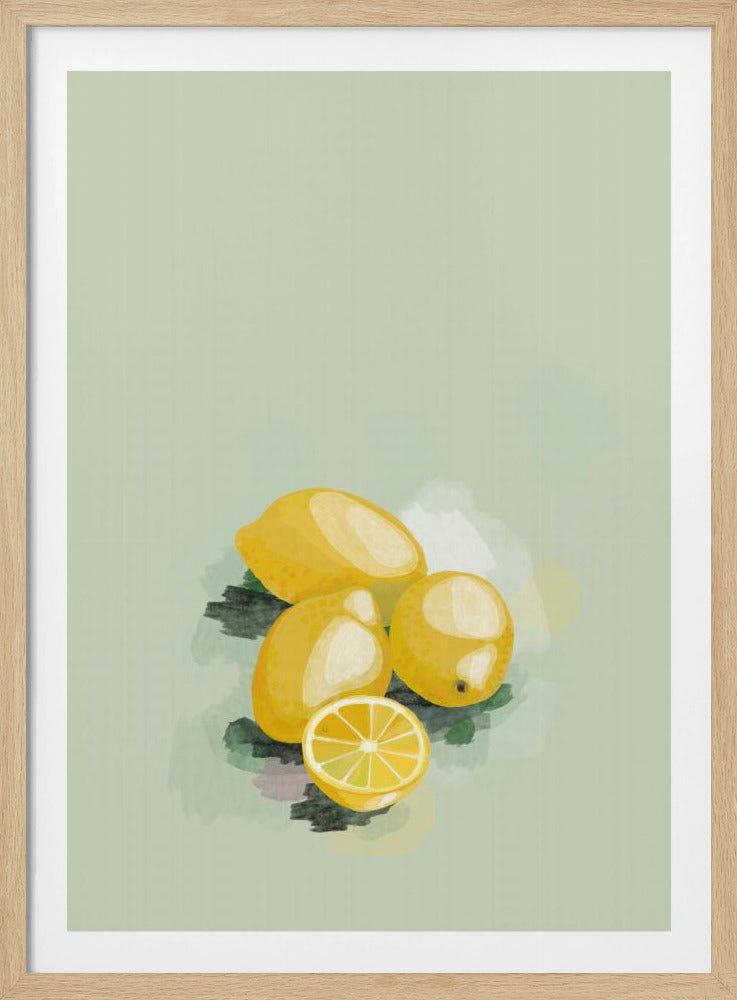 Three and a half lemons | Poster