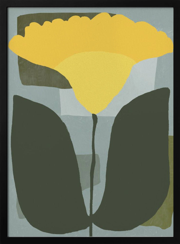Simplistic Yellow Flower | Poster