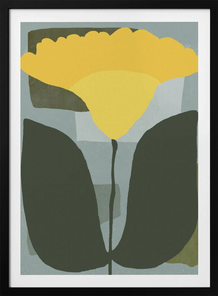 Simplistic Yellow Flower | Poster