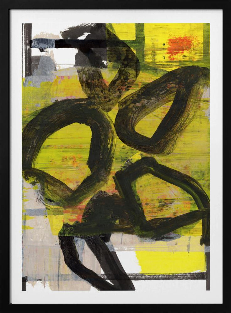 Yellow Abstract No1 | Poster