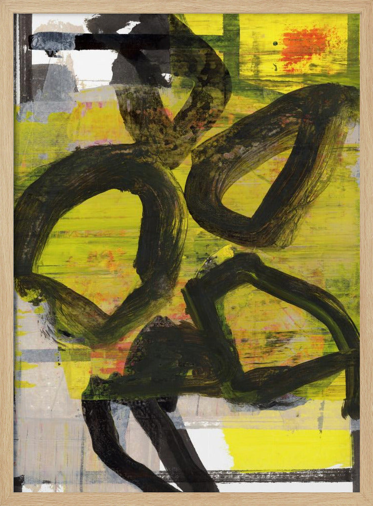 Yellow Abstract No1 | Poster