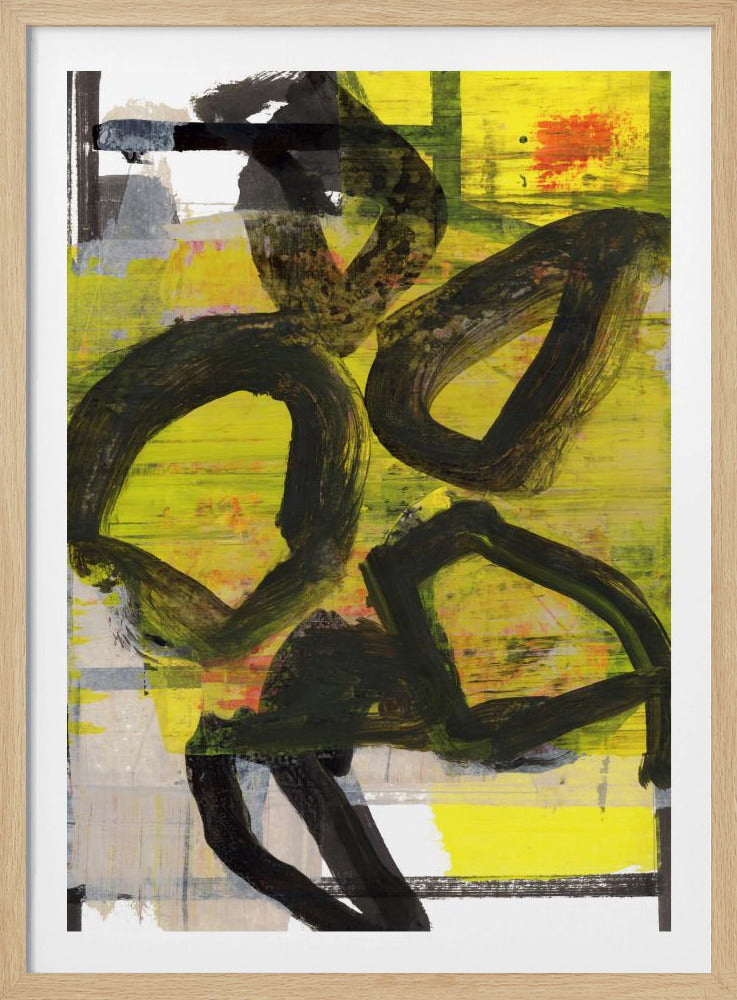 Yellow Abstract No1 | Poster