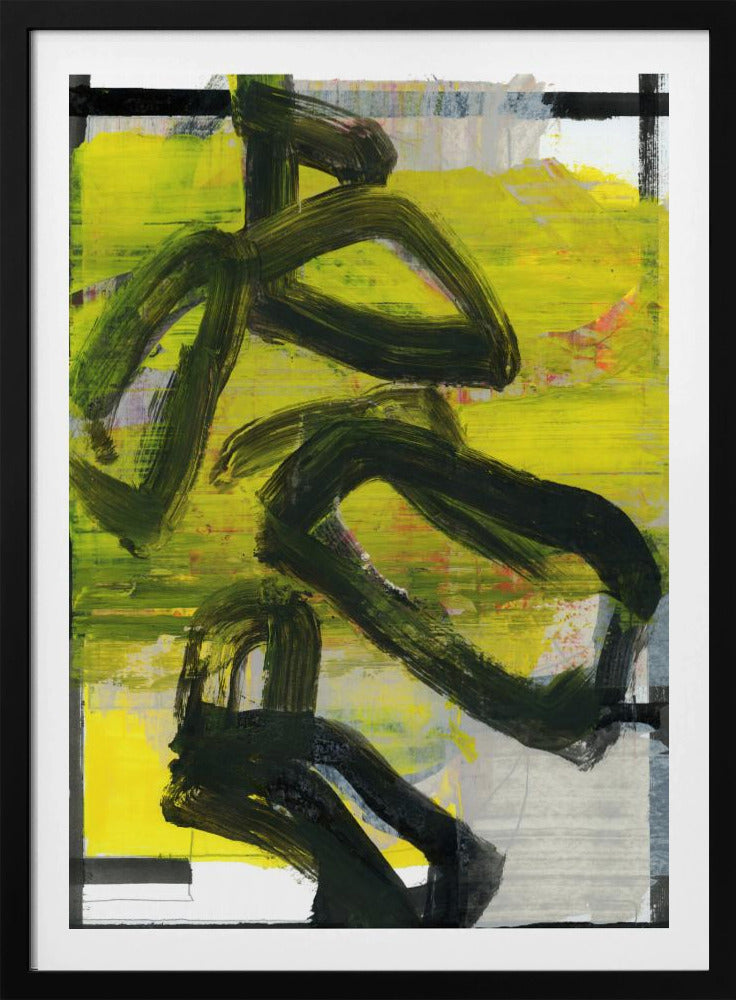 Yellow Abstract No3 | Poster