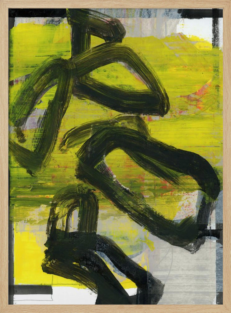 Yellow Abstract No3 | Poster