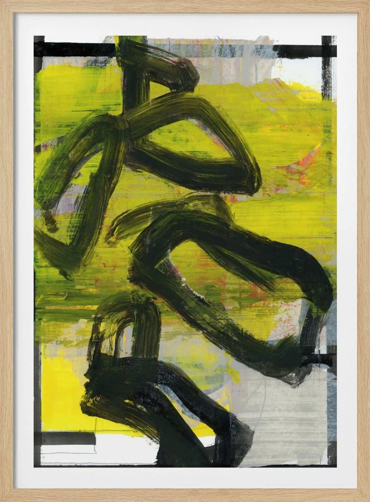 Yellow Abstract No3 | Poster