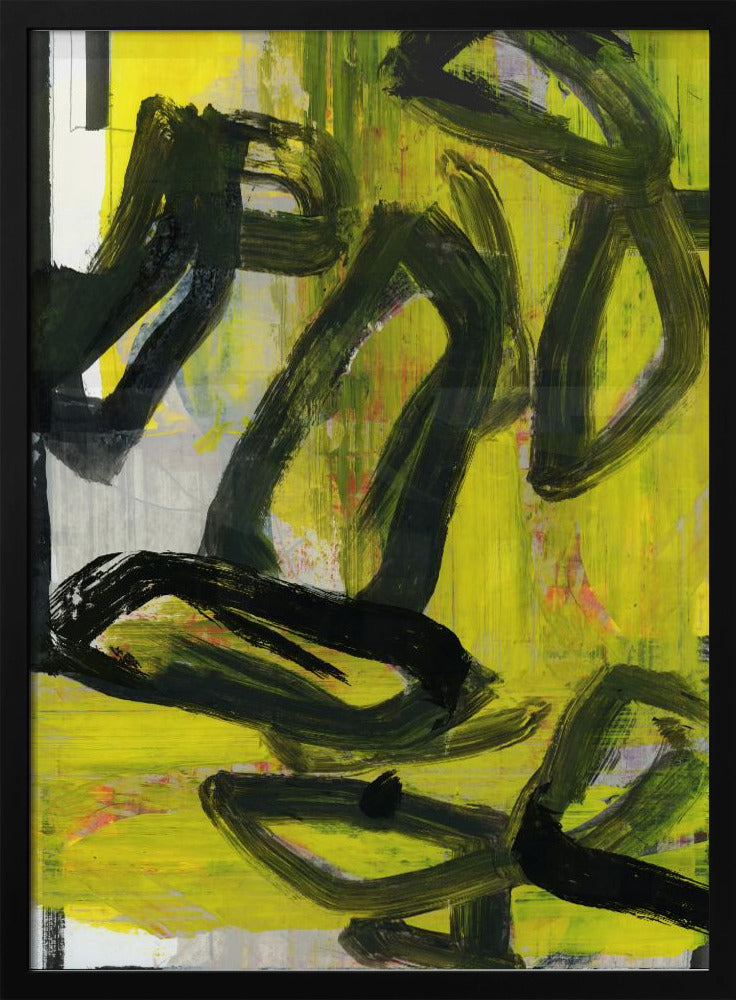 Yellow Abstract No4 | Poster