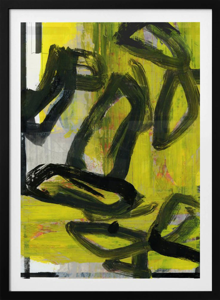 Yellow Abstract No4 | Poster