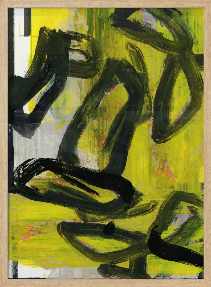 Yellow Abstract No4 | Poster