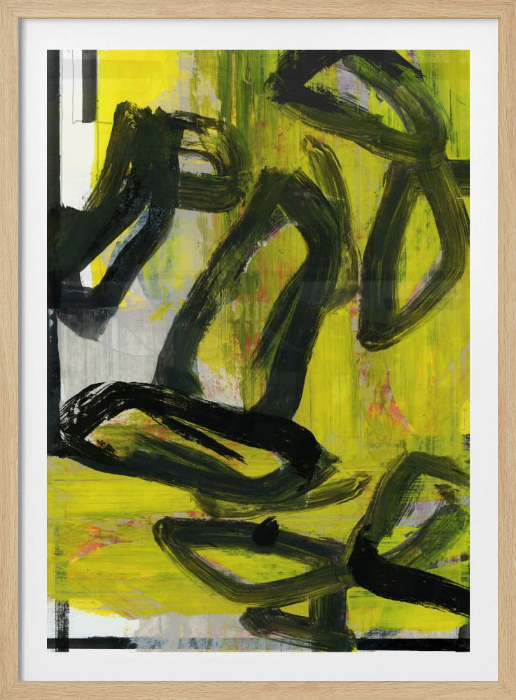 Yellow Abstract No4 | Poster