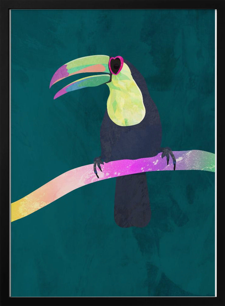 Rainbow toucan | Poster